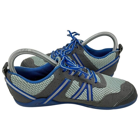 Xero Ipari Prio Size 7 Blue Gre Zero Drop Barefoot Athletic Running Tennis Shoes - Picture 9 of 13